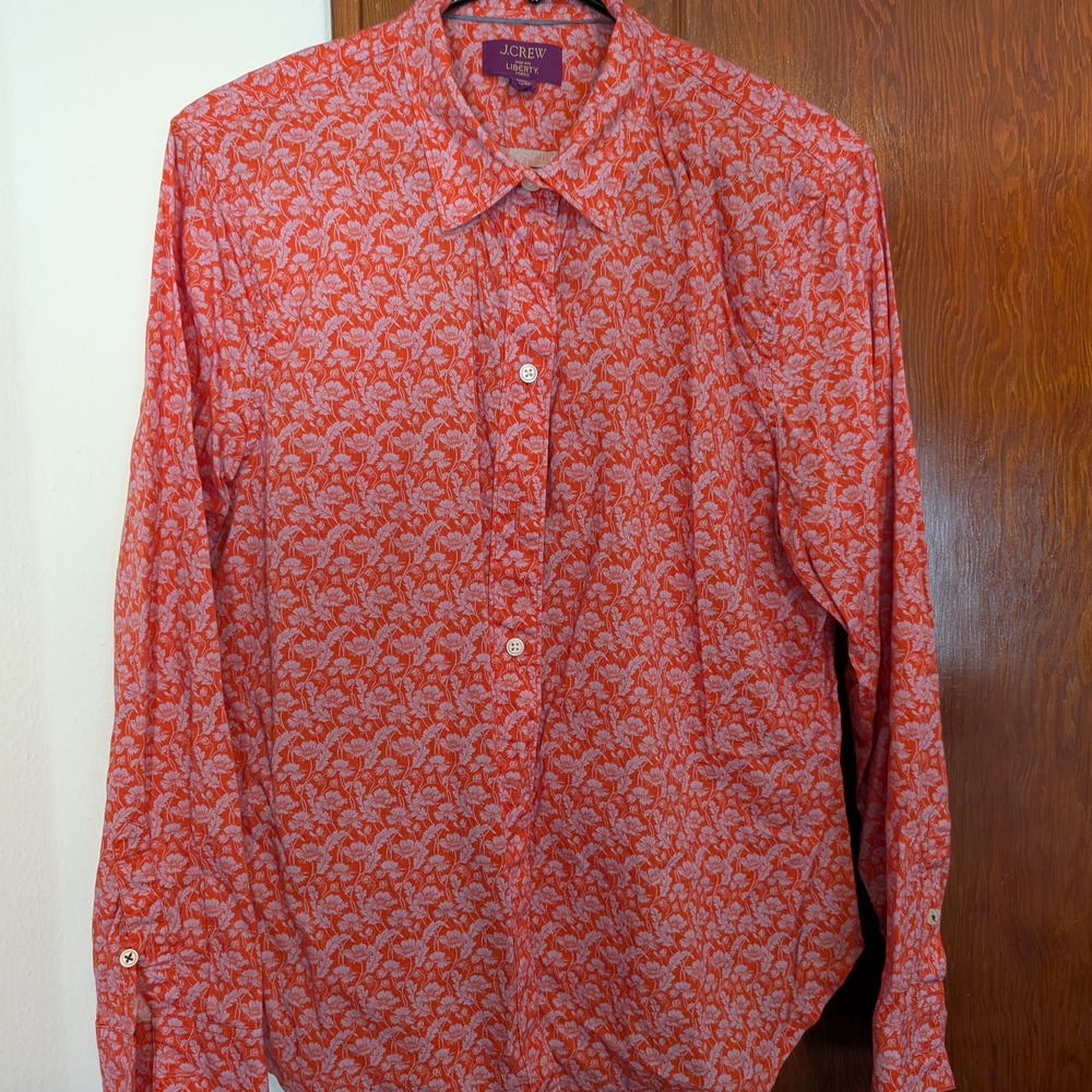 J. Crew with Liberty of London print - Button Down Shirt